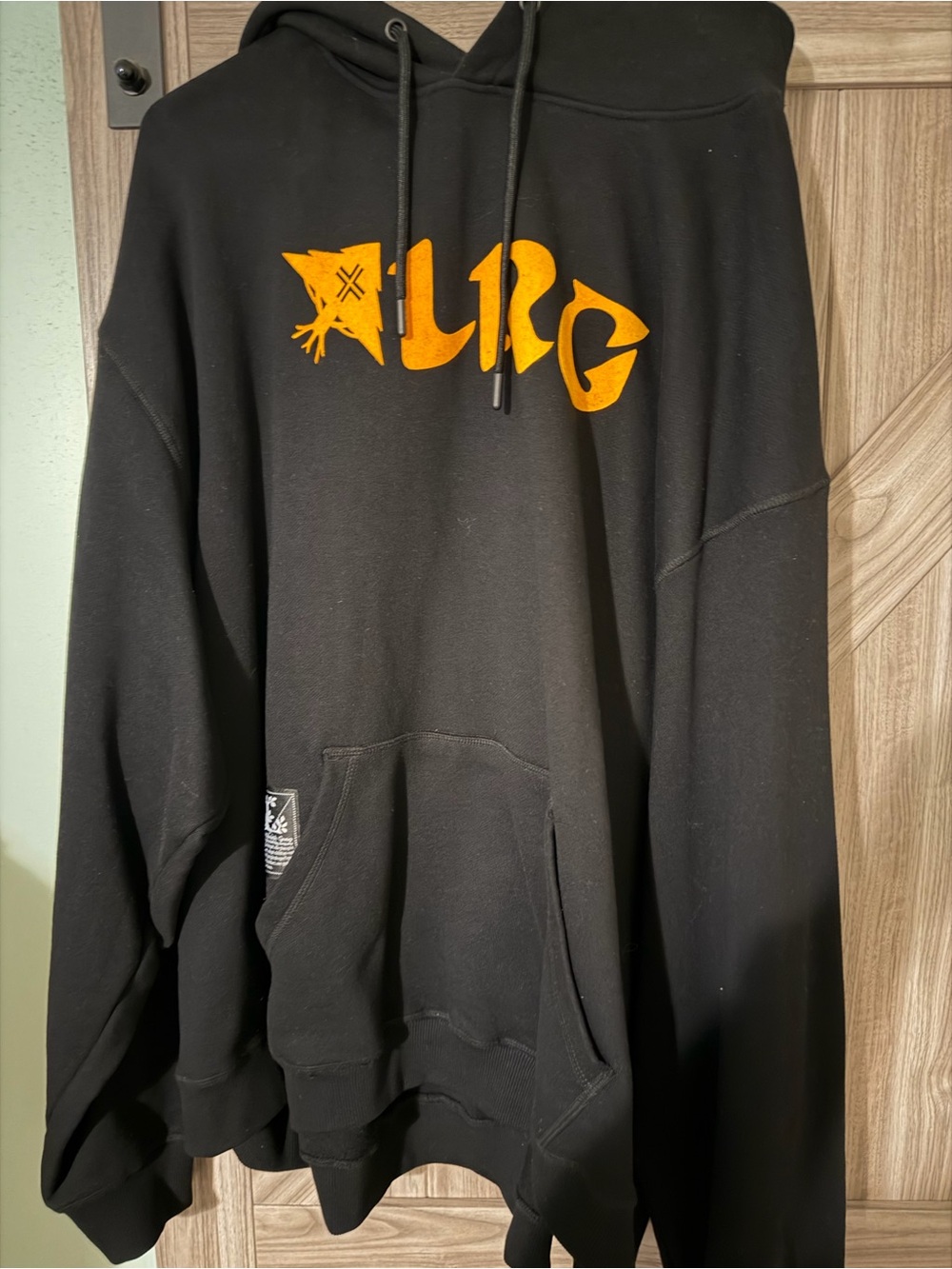 LRG Black Hoodie with Logo Graphic
